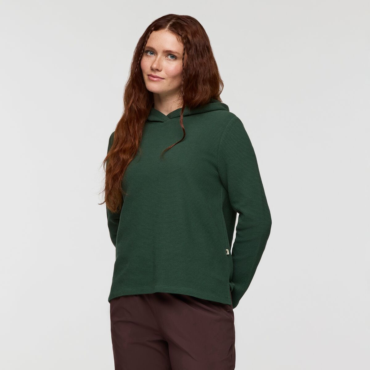Atajo Long-Sleeve Waffle Hoodie - Women s - Casual Outdoor Style