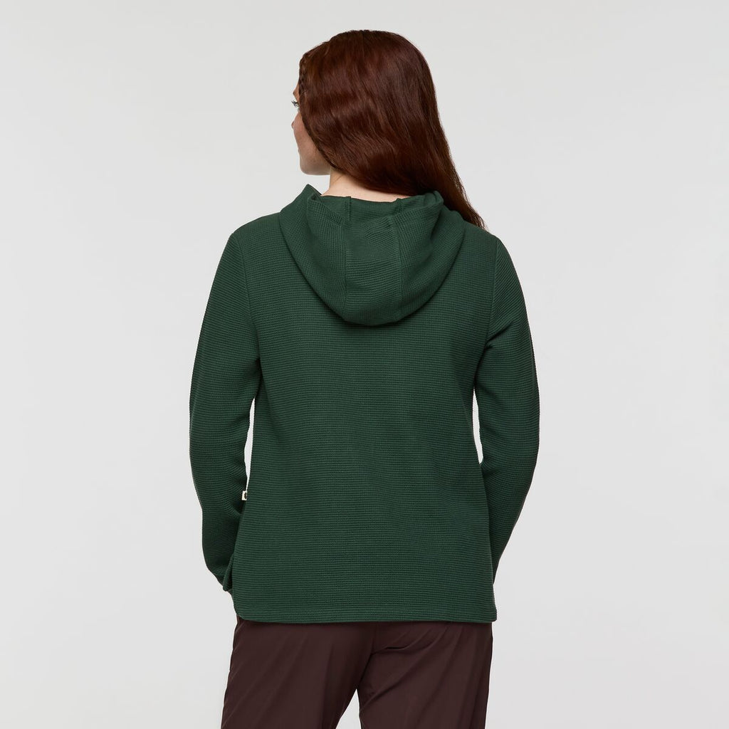 Atajo Long-Sleeve Waffle Hoodie - Women s - Casual Outdoor Style