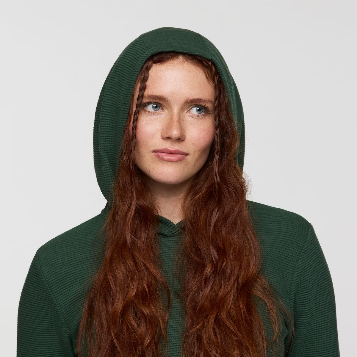 Atajo Long-Sleeve Waffle Hoodie - Women s - Casual Outdoor Style