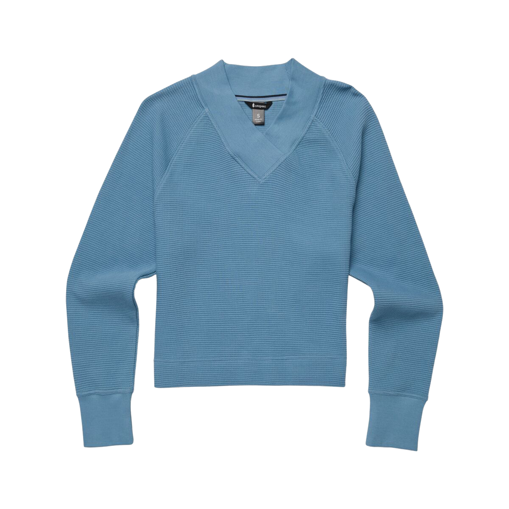 Atajo Long-Sleeve Waffle V-Neck - Women s - Soft Adventure Layer