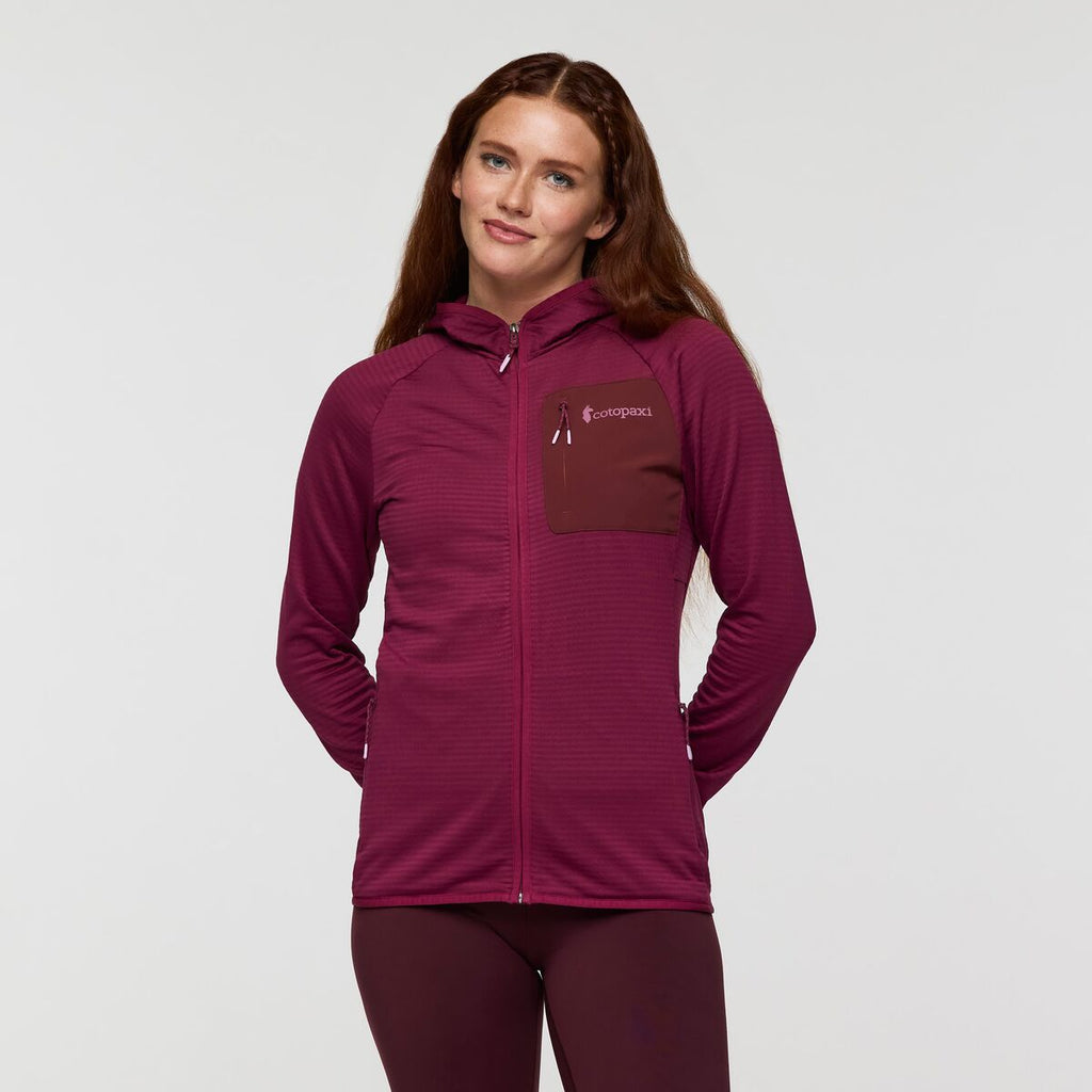 Otero Fleece Full-Zip Hooded Jacket - Women s - Trail Ready Layer
