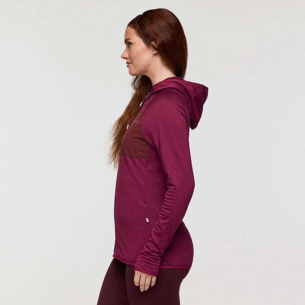 Otero Fleece Full-Zip Hooded Jacket - Women s - Trail Ready Layer