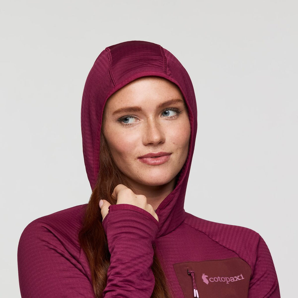 Otero Fleece Full-Zip Hooded Jacket - Women s - Trail Ready Layer