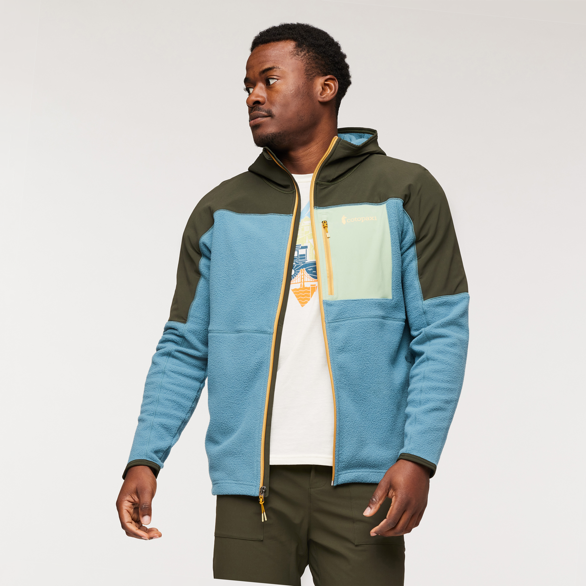 Abrazo Hooded Full-Zip Fleece Jacket - Men s - Trail Ready Layer