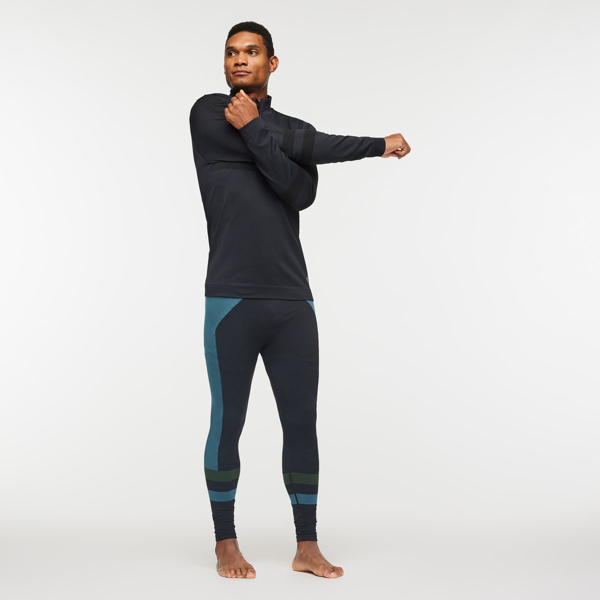 Debajo Seamless Baselayer Quarter-Zip - Men s - Soft Adventure Layer