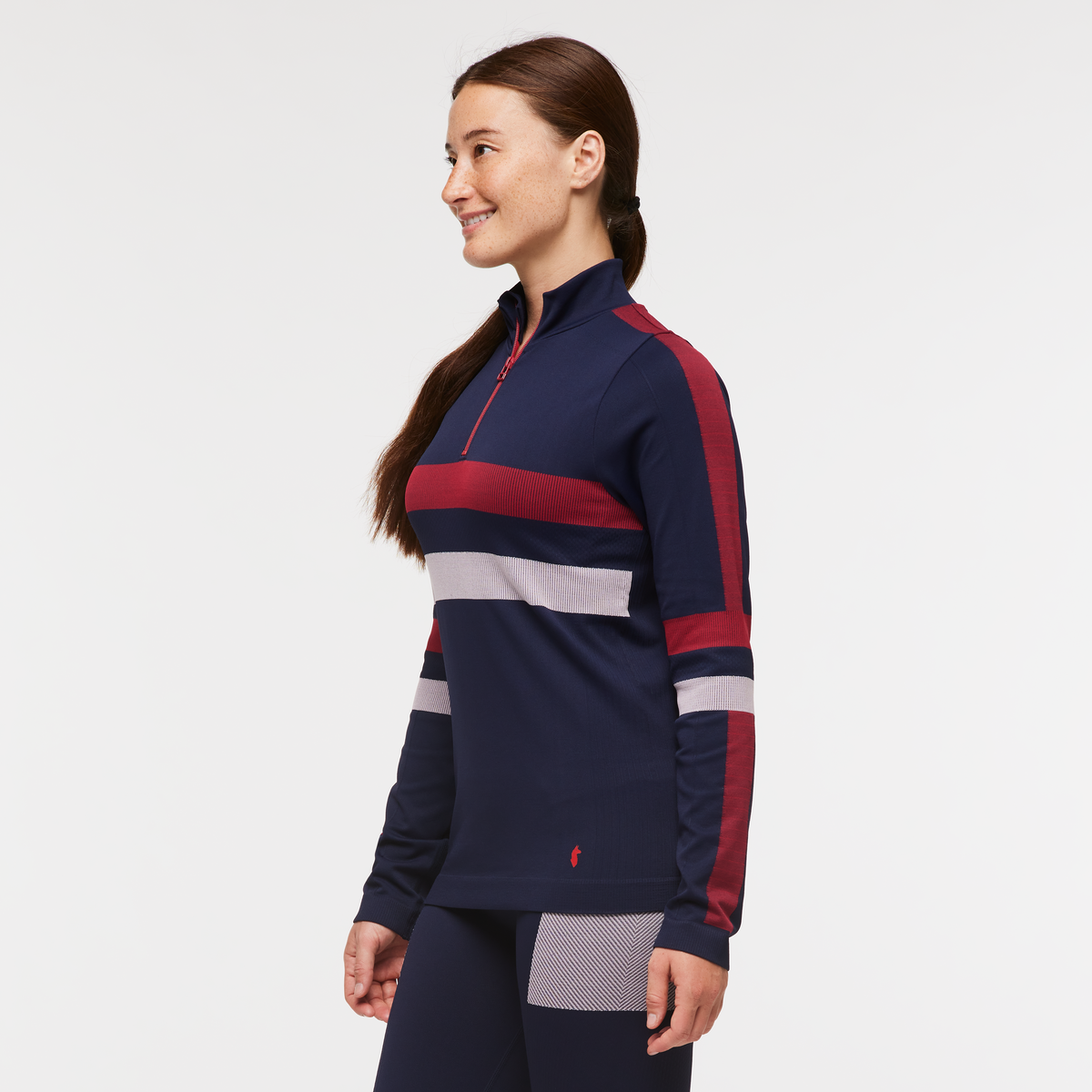 Debajo Seamless Baselayer Quarter-Zip - Women s - Soft Adventure Layer