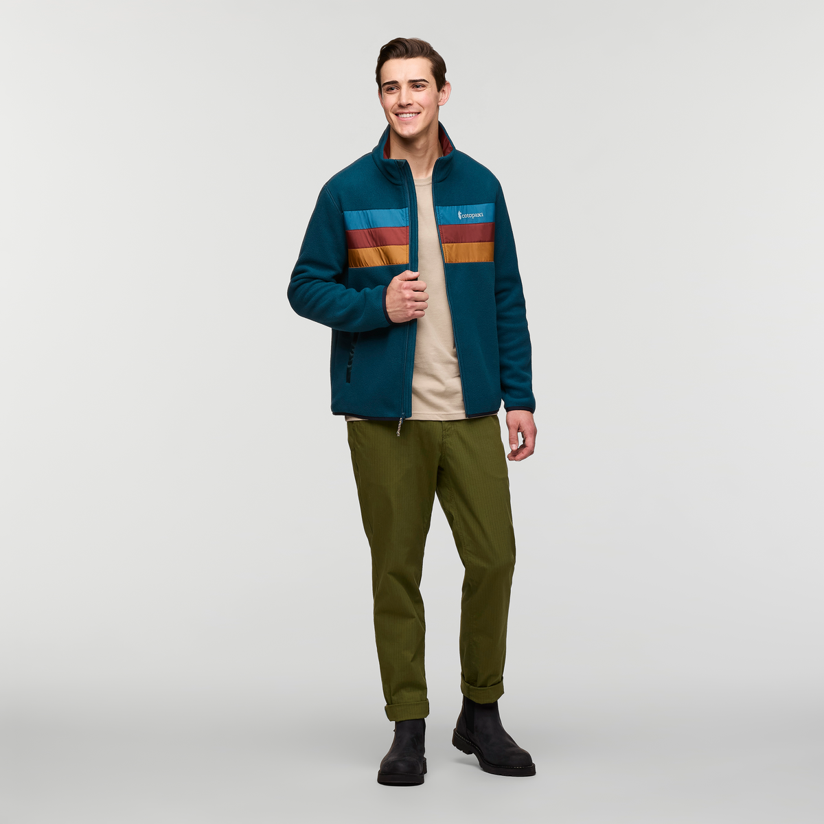 Teca Fleece Full-Zip Jacket - Men s - Soft Layering Warmth
