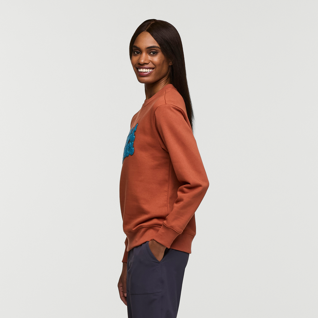Coto-Patch Crew Sweatshirt - Women s - Everyday Layering Comfort