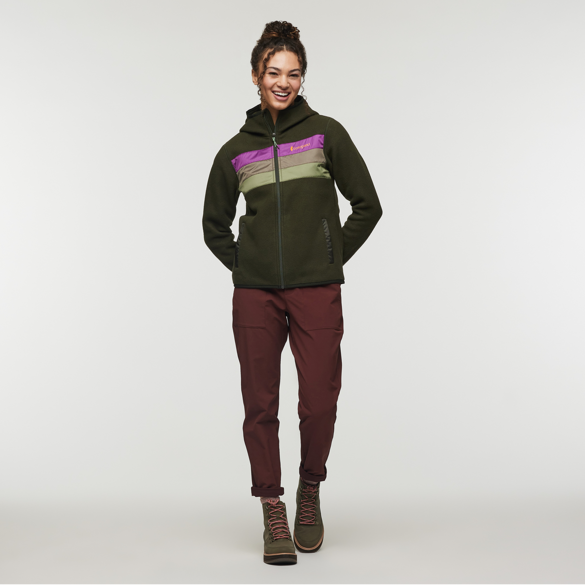 Teca Fleece Hooded Full-Zip Jacket - Women s - Soft Layering Warmth