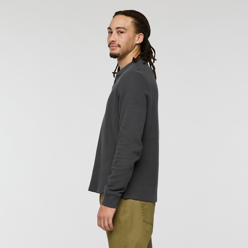 Atajo Long-Sleeve Waffle Henley - Men s - Soft Adventure Layer