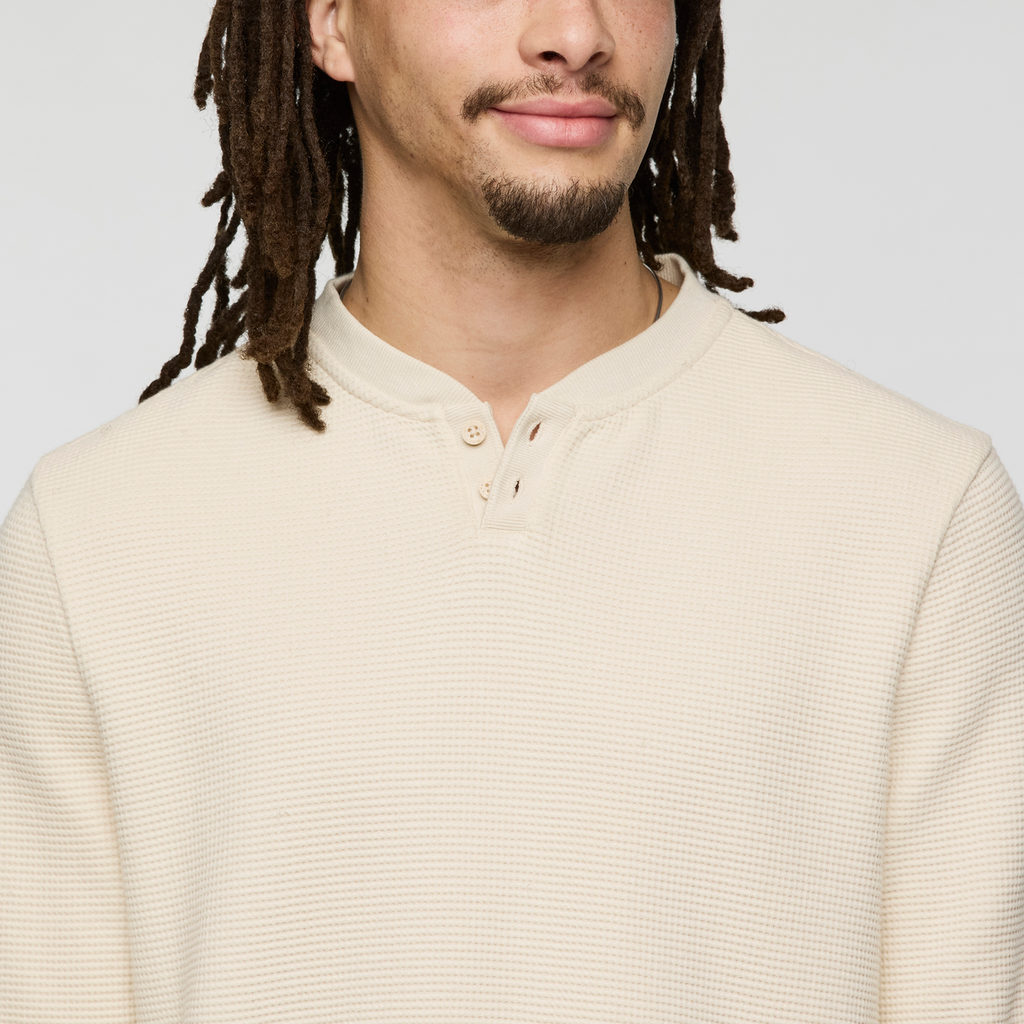 Atajo Long-Sleeve Waffle Henley - Men s - Soft Adventure Layer
