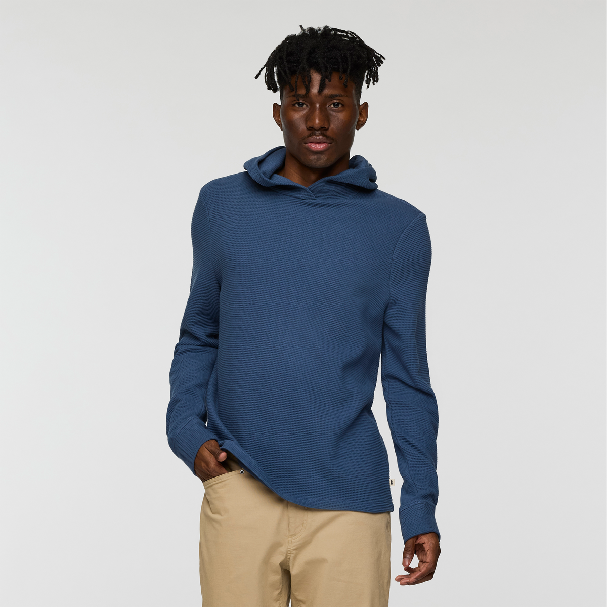 Atajo Long-Sleeve Waffle Hoodie - Men s - Casual Outdoor Style