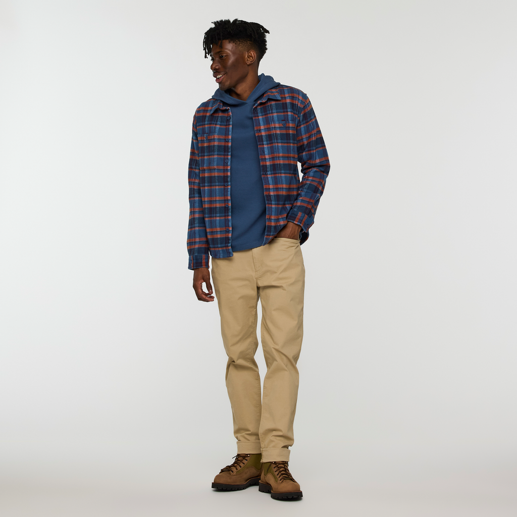 Atajo Long-Sleeve Waffle Hoodie - Men s - Casual Outdoor Style