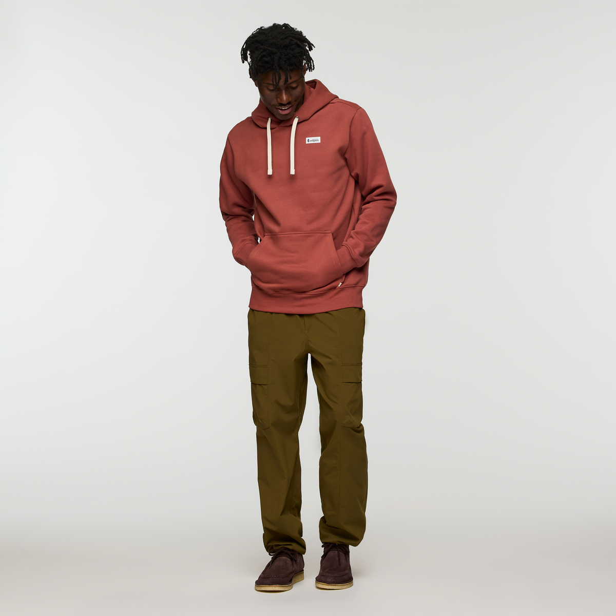 Llama Patch Pullover Hoodie - Men s - Everyday Layering Comfort