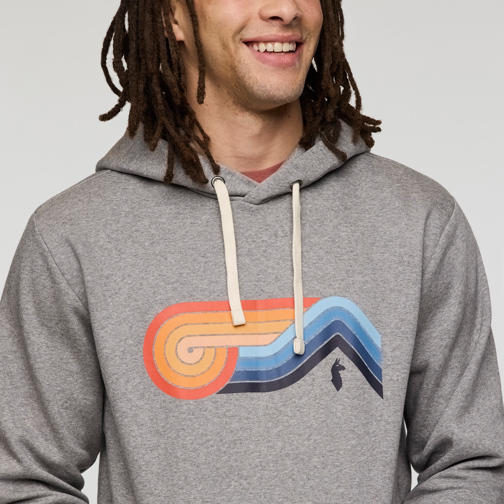 Melting Sunset Pullover Hoodie - Men s - Casual Outdoor Style