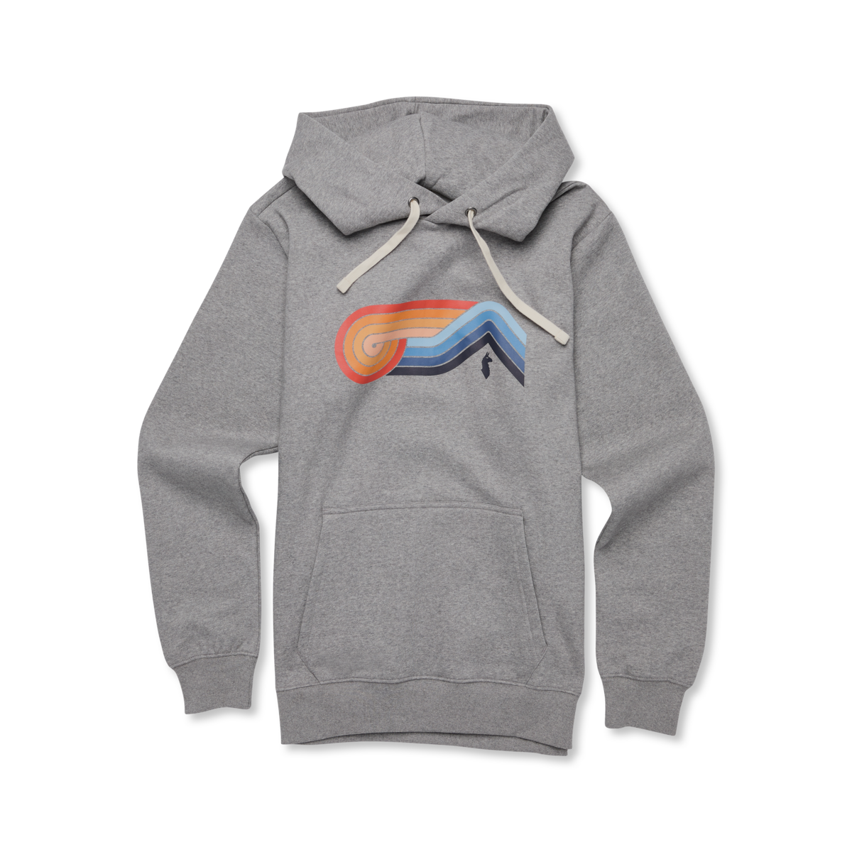 Melting Sunset Pullover Hoodie - Men s - Casual Outdoor Style