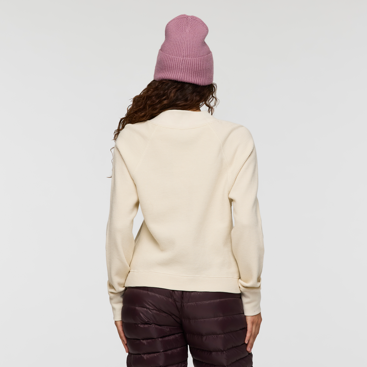Atajo Long-Sleeve Waffle V-Neck - Women s - Everyday Layering Comfort
