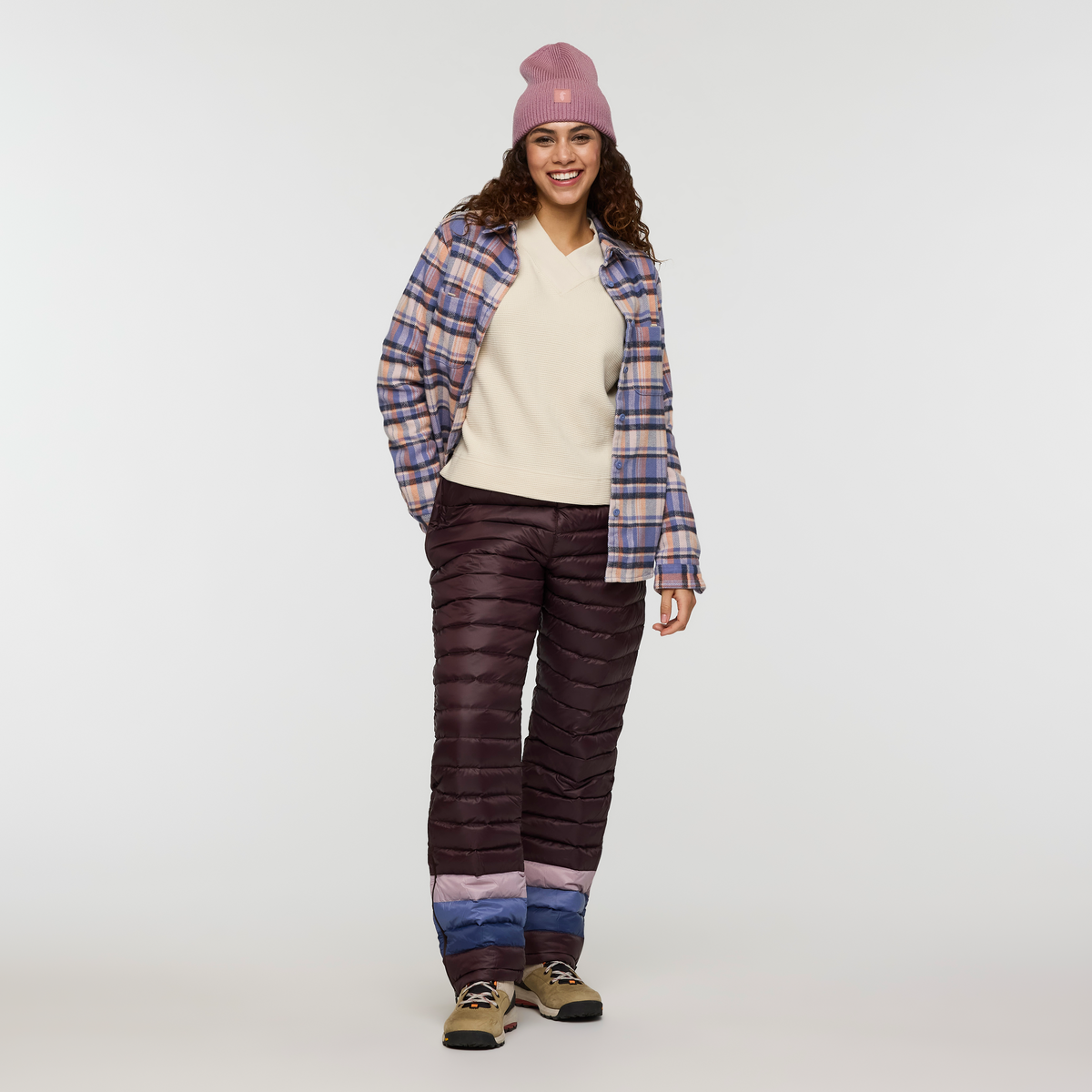 Atajo Long-Sleeve Waffle V-Neck - Women s - Everyday Layering Comfort
