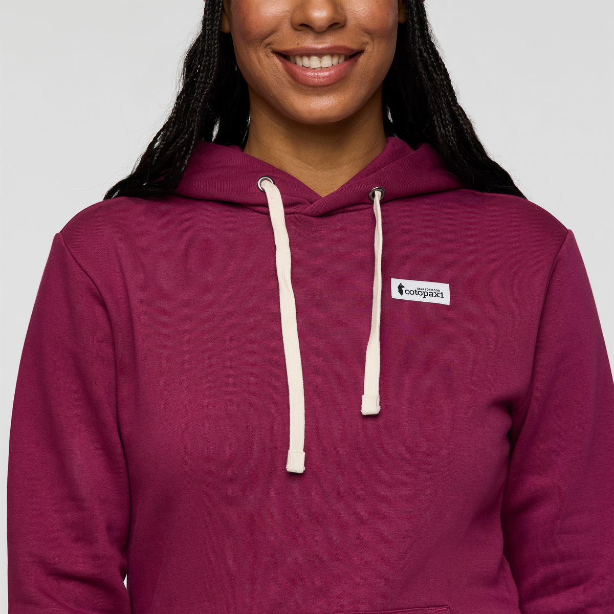 Llama Patch Pullover Hoodie - Women s - Everyday Layering Comfort