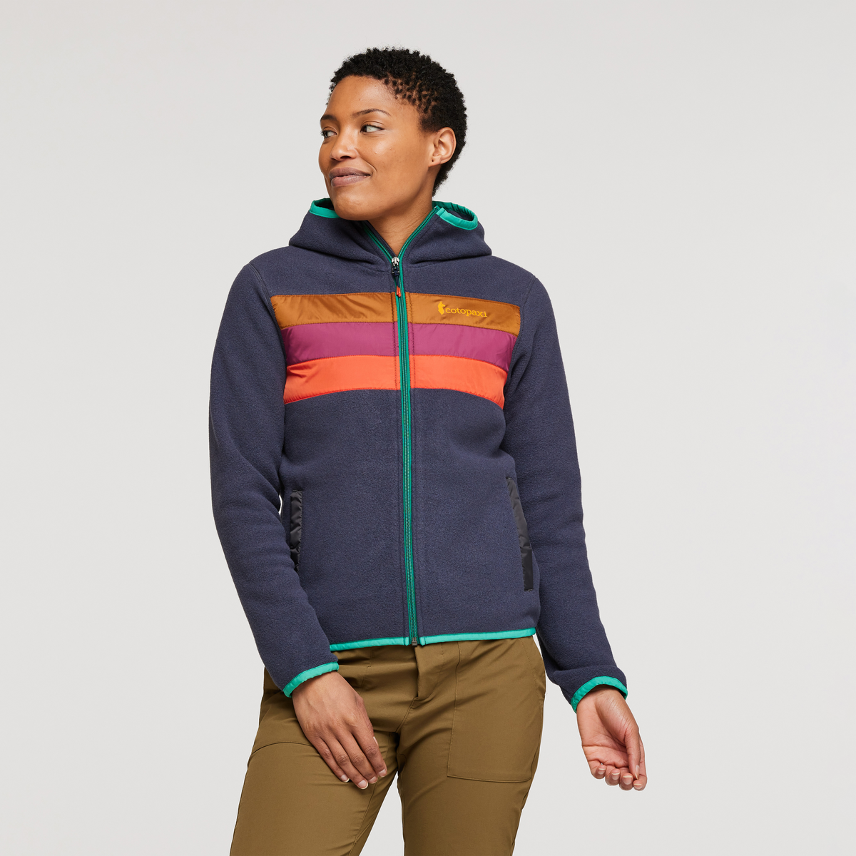 Teca Fleece Hooded Full-Zip Jacket - Women s - Soft Layering Warmth