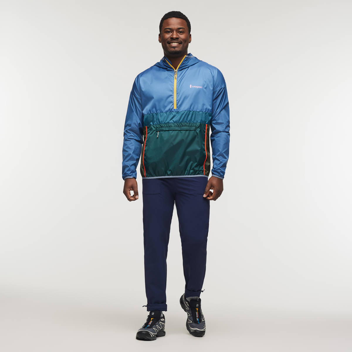 Teca Half-Zip Windbreaker - Men s - Lightweight Wind Coverage