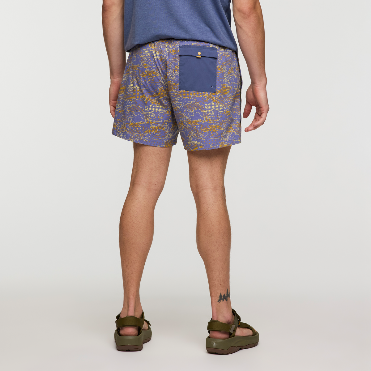 Brinco 5 Short - Print - Men s - Everyday Layering Comfort