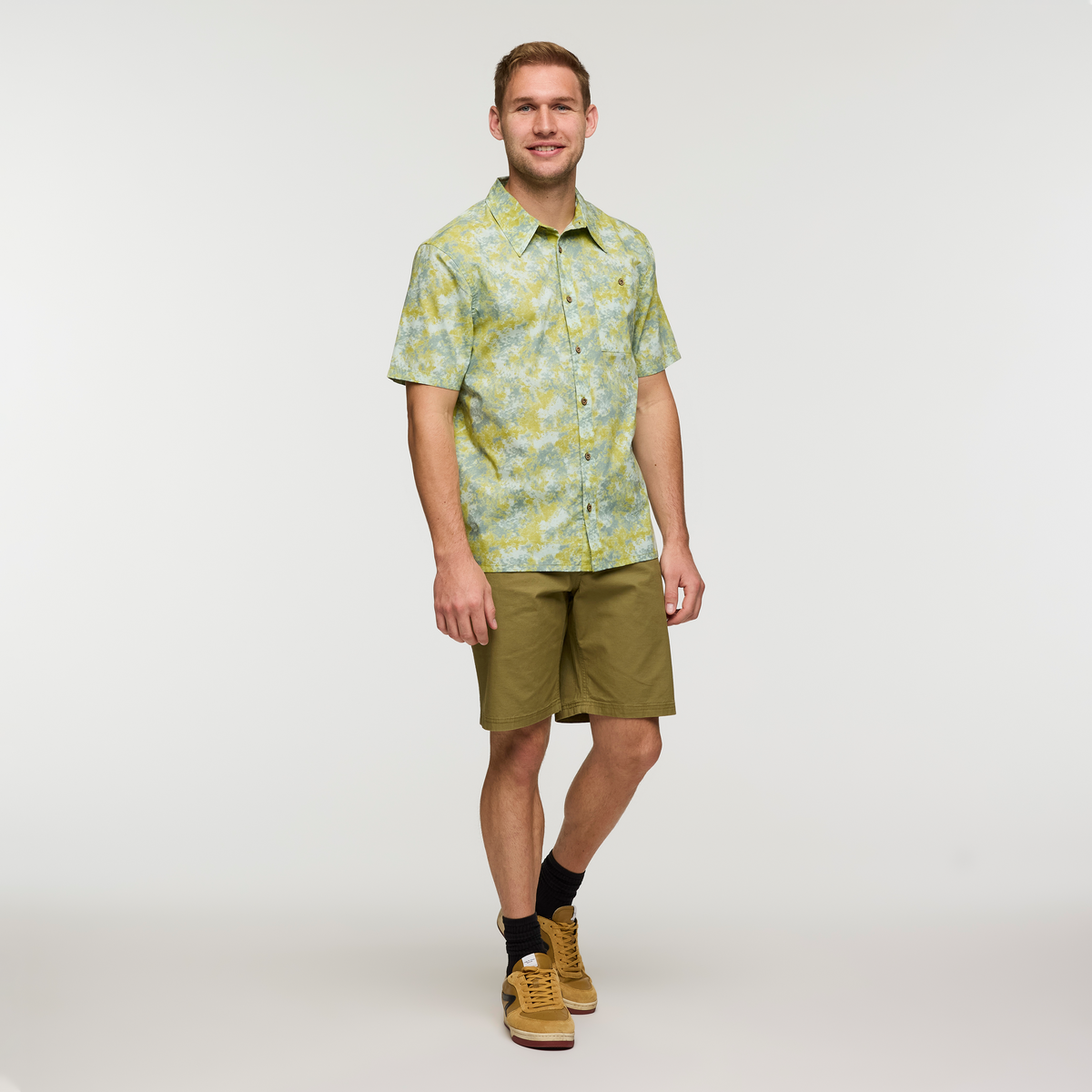 Estival Button Up Shirt - Print - Men s - Versatile Outdoor Use