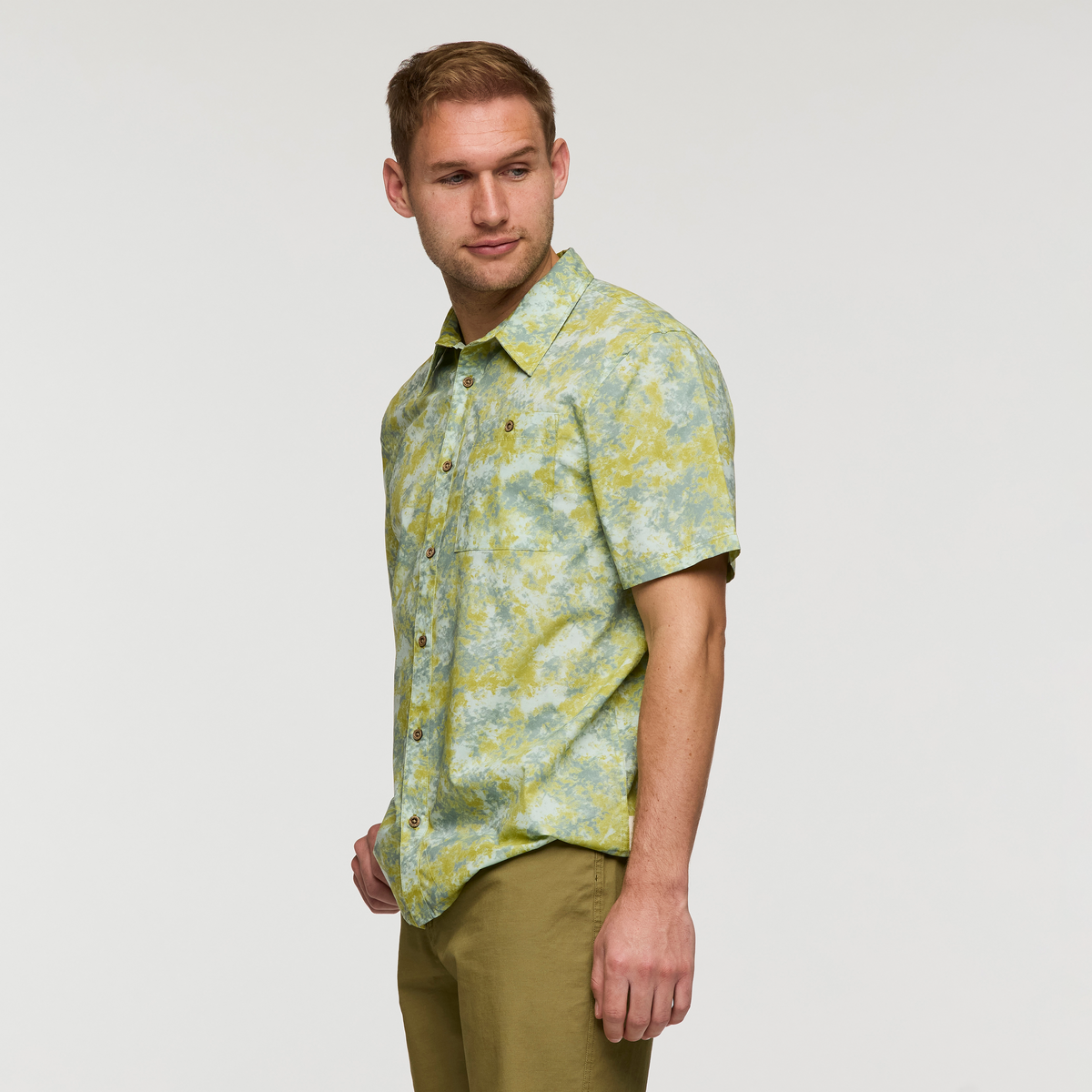 Estival Button Up Shirt - Print - Men s - Versatile Outdoor Use
