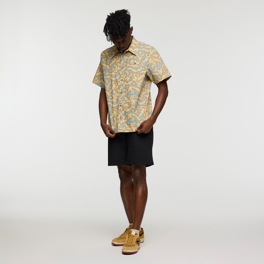 Estival Button Up Shirt - Print - Men s - Versatile Outdoor Use