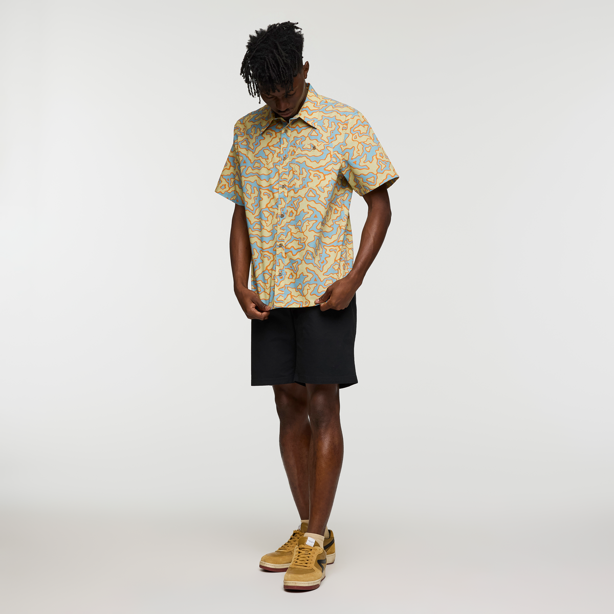 Estival Button Up Shirt - Print - Men s - Versatile Outdoor Use