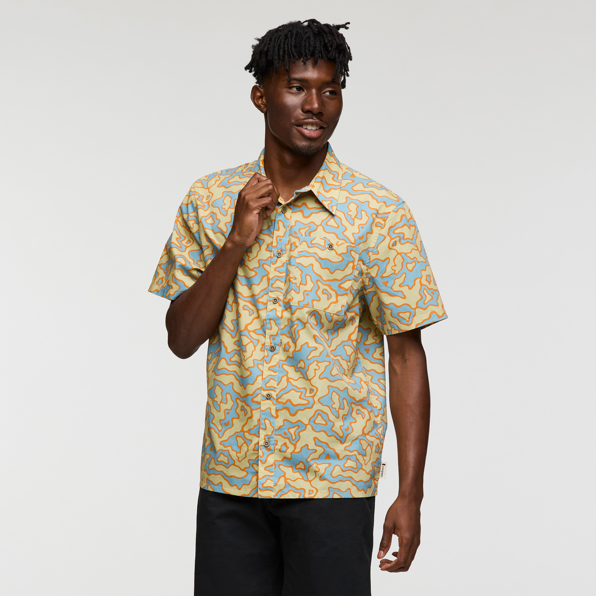 Estival Button Up Shirt - Print - Men s - Versatile Outdoor Use