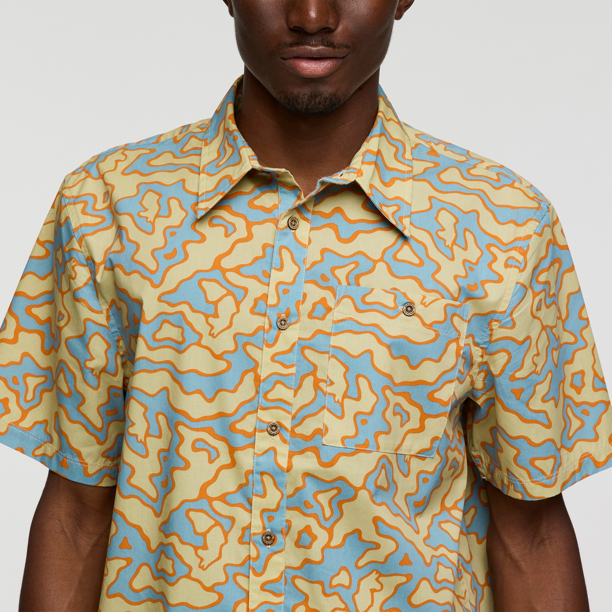 Estival Button Up Shirt - Print - Men s - Versatile Outdoor Use