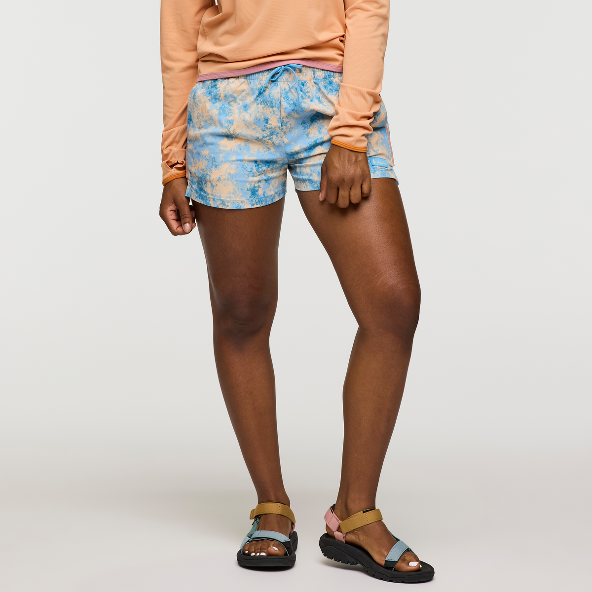 Brinco 3 Short - Print - Women s - Soft Adventure Layer