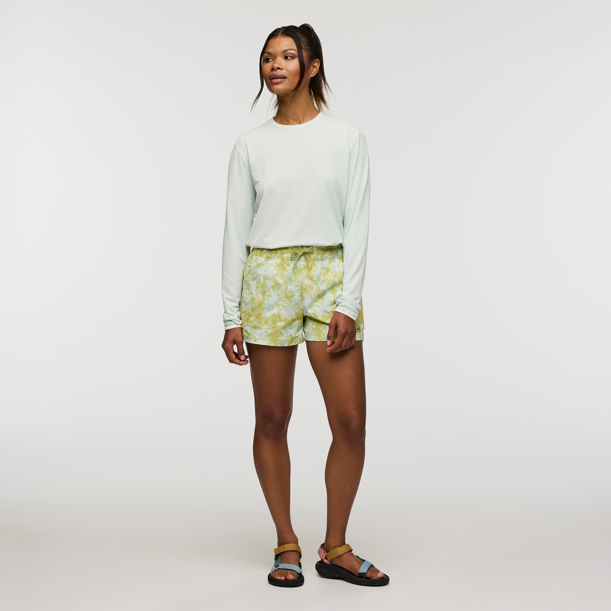 Brinco 3 Short - Print - Women s - Soft Adventure Layer