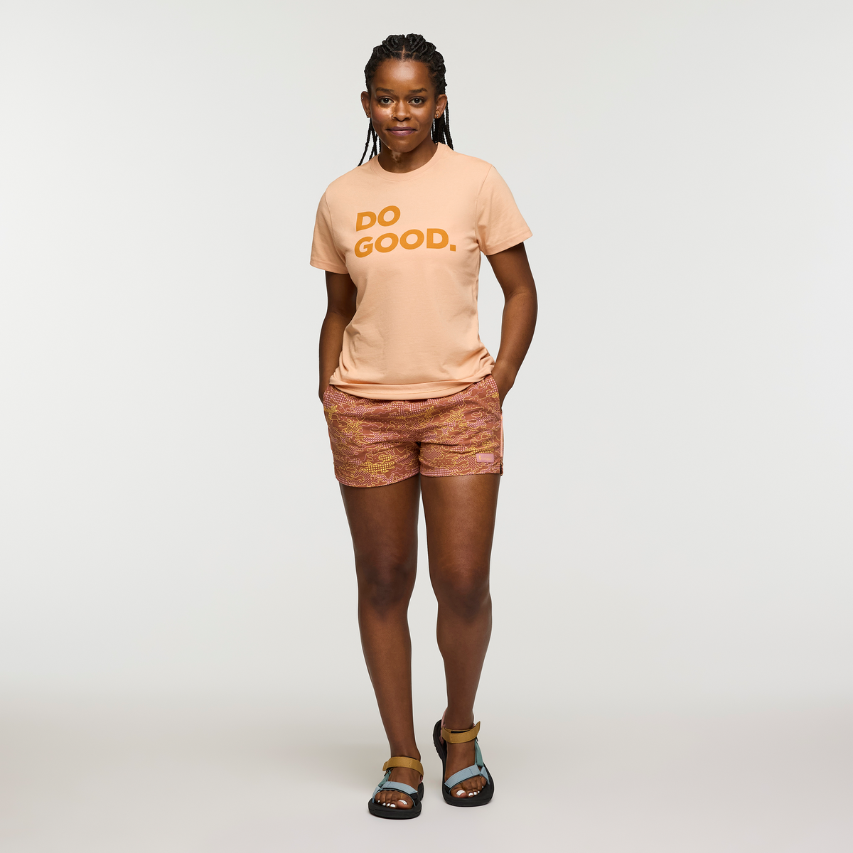 Brinco 3 Short - Print - Women s - Soft Adventure Layer