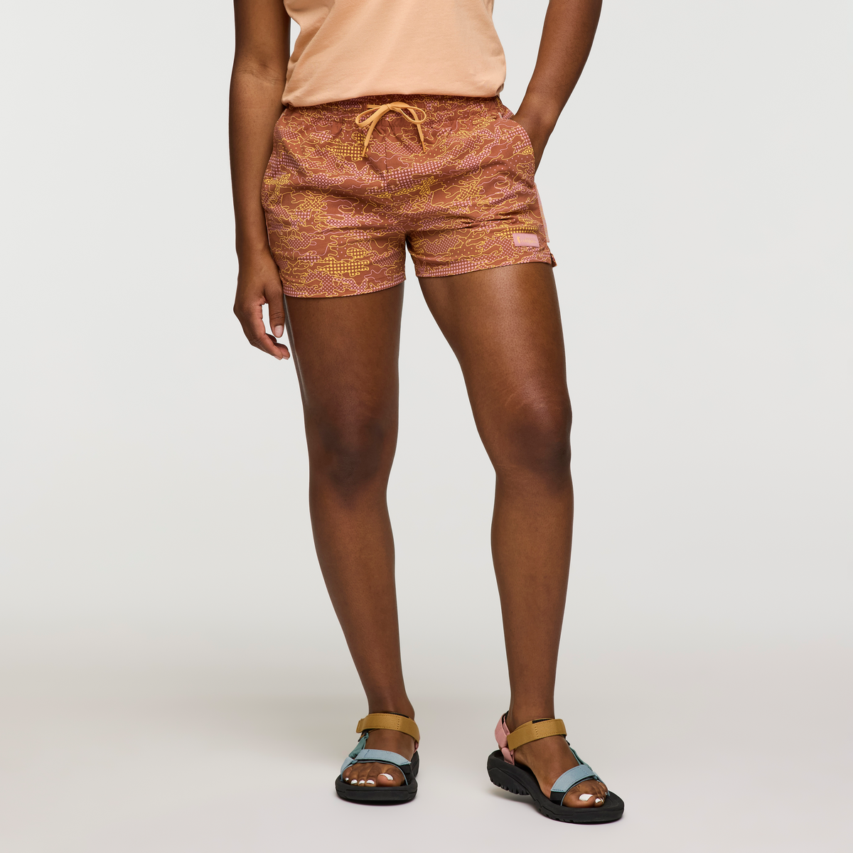 Brinco 3 Short - Print - Women s - Soft Adventure Layer