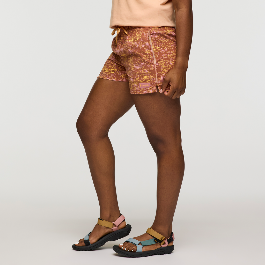 Brinco 3 Short - Print - Women s - Soft Adventure Layer
