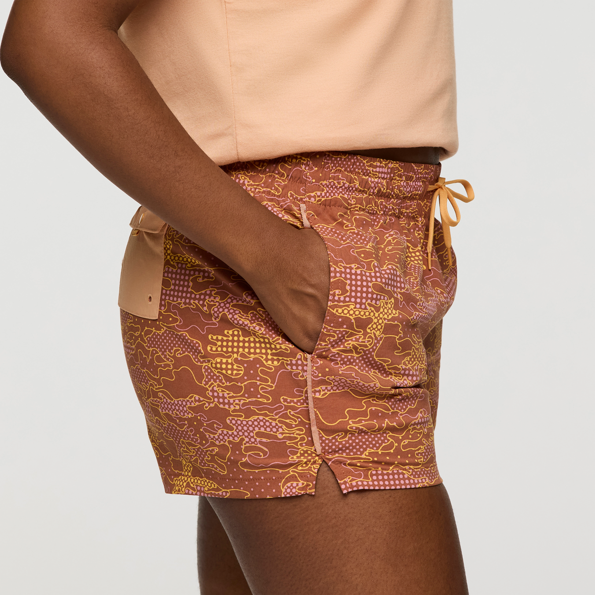 Brinco 3 Short - Print - Women s - Soft Adventure Layer