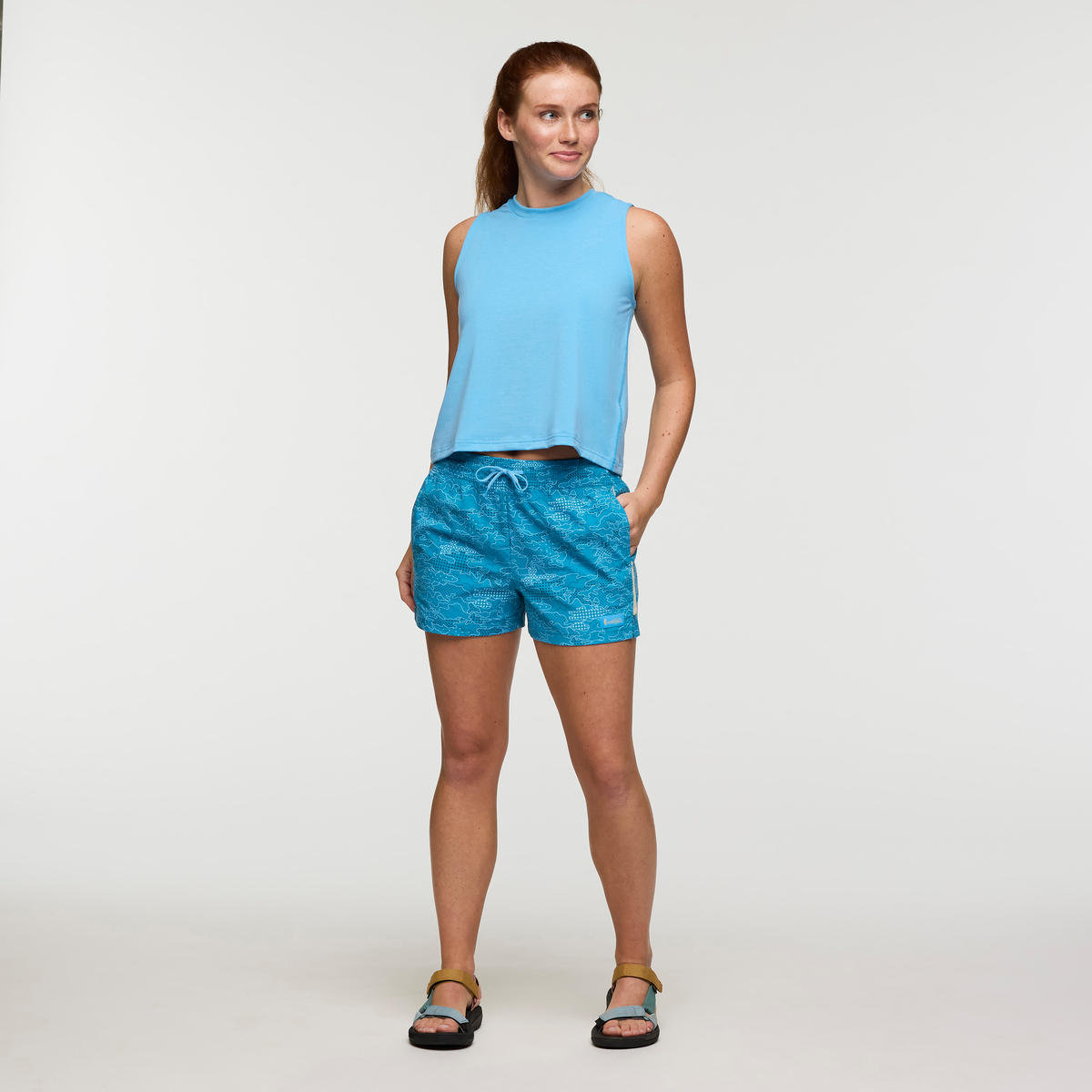 Brinco 3 Short - Print - Women s - Soft Adventure Layer
