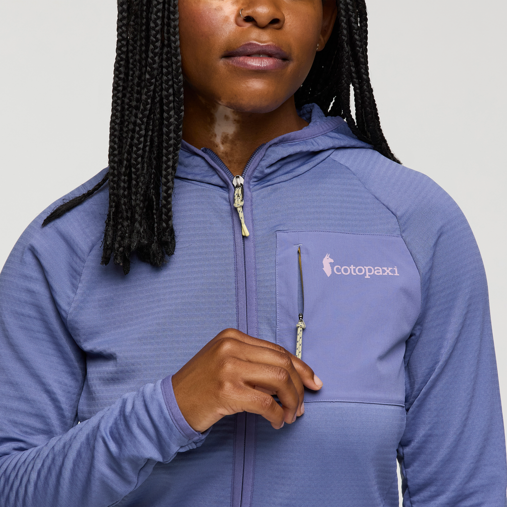 Otero Fleece Full-Zip Hooded Jacket - Women s - Trail Ready Layer