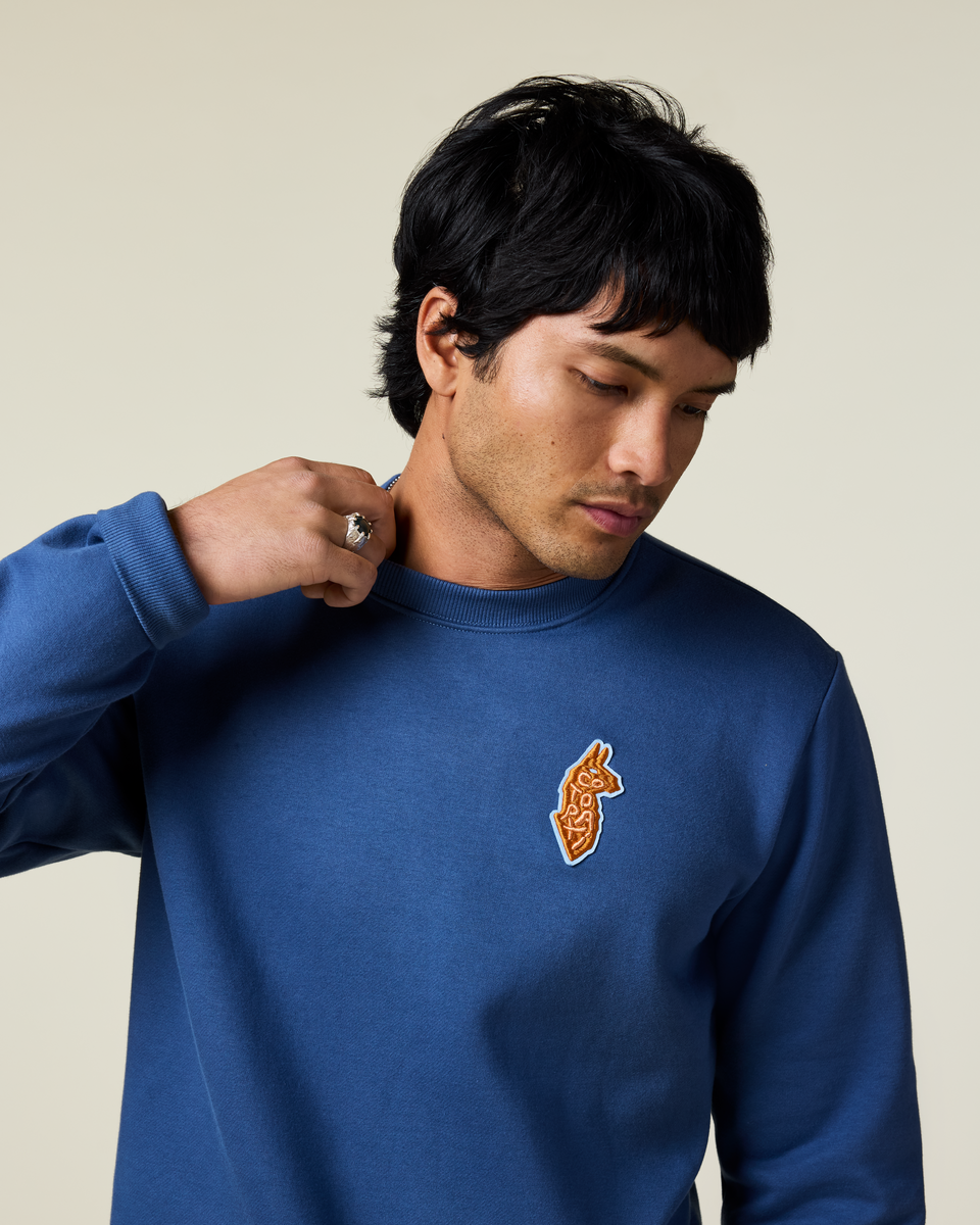 Lava Llama Crew Sweatshirt - Men s - Everyday Layering Comfort