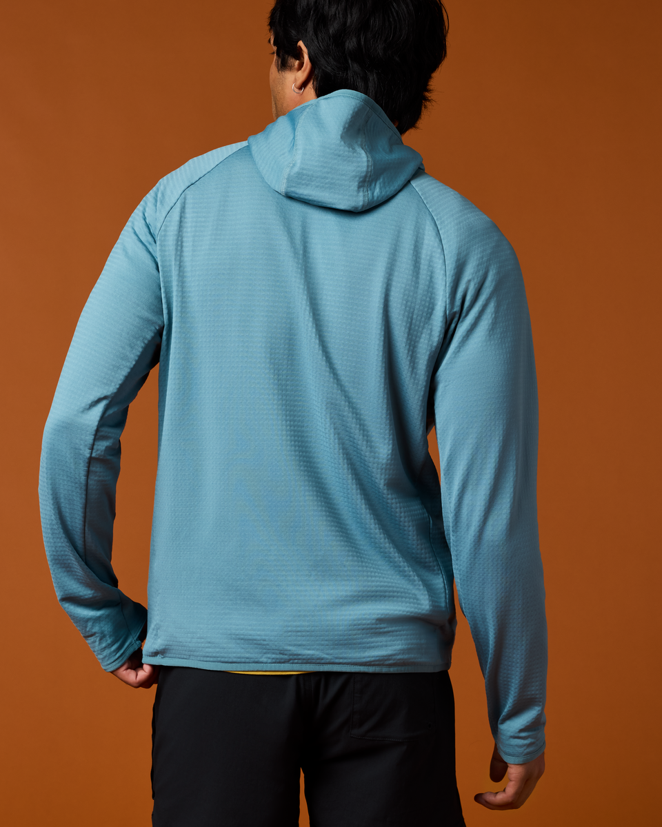 Otero Fleece Full-Zip Hooded Jacket - Men s - Trail Ready Layer