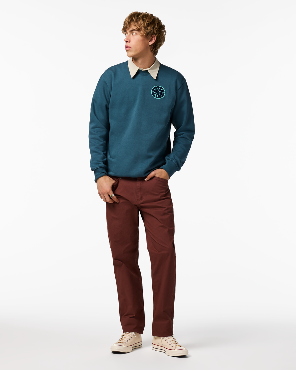 Trail To Sea Crew Sweatshirt - Men s - Soft Adventure Layer