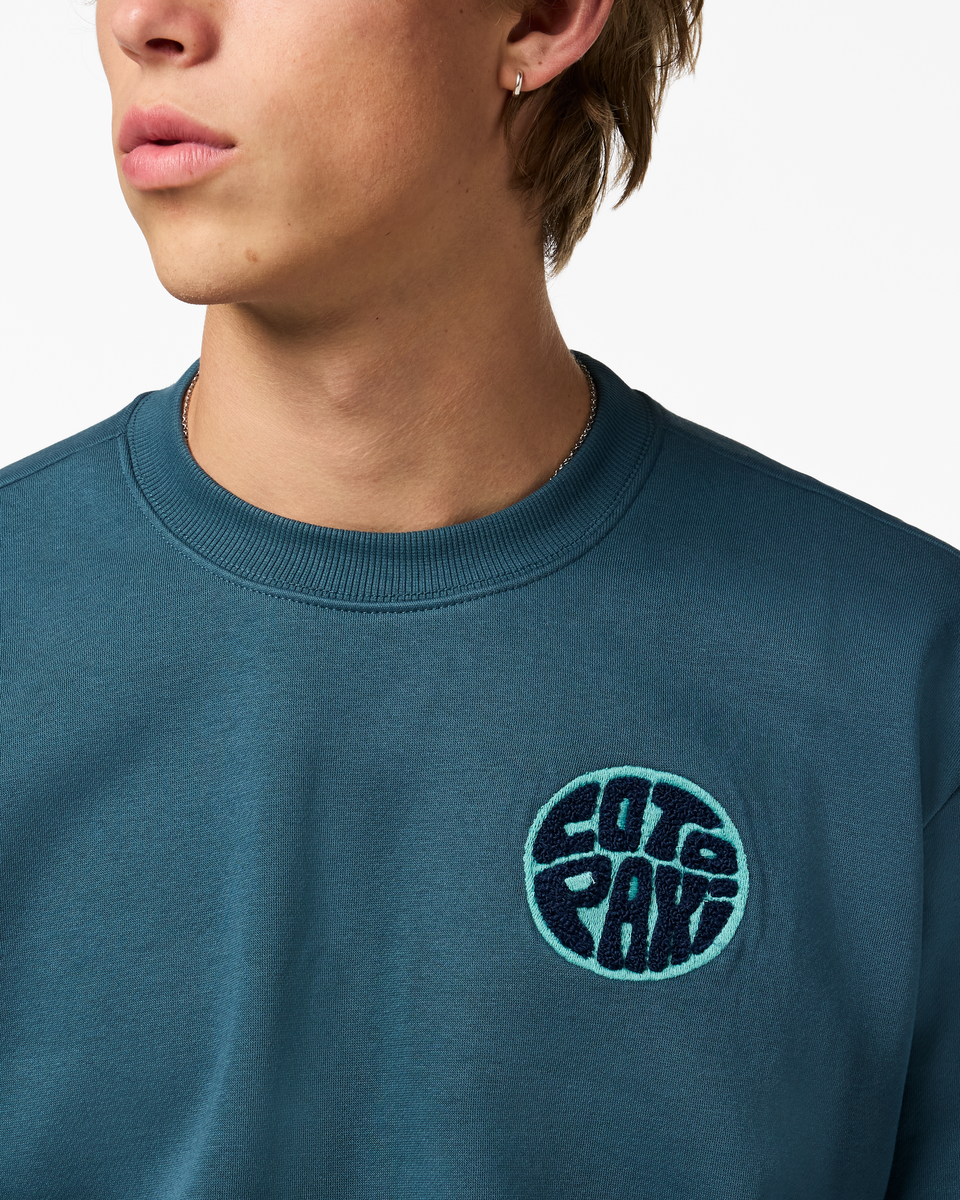 Trail To Sea Crew Sweatshirt - Men s - Soft Adventure Layer