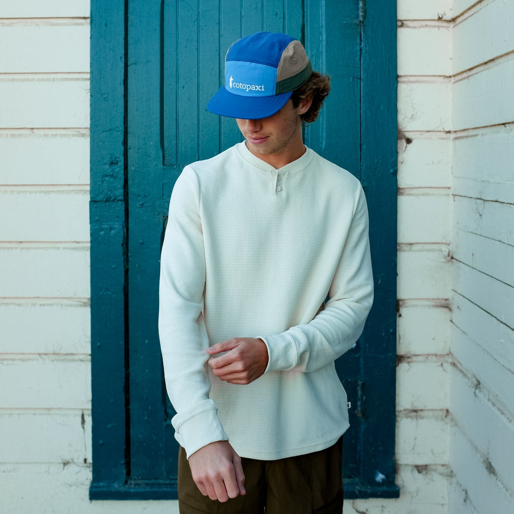 Atajo Long-Sleeve Waffle Henley - Men s - Soft Adventure Layer
