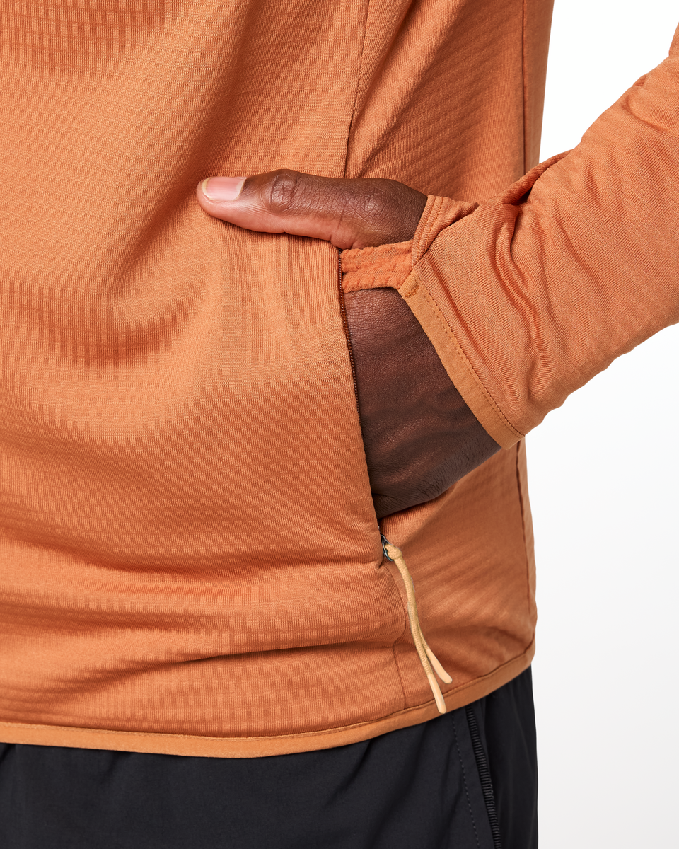Otero Fleece Full-Zip Hooded Jacket - Men s - Trail Ready Layer