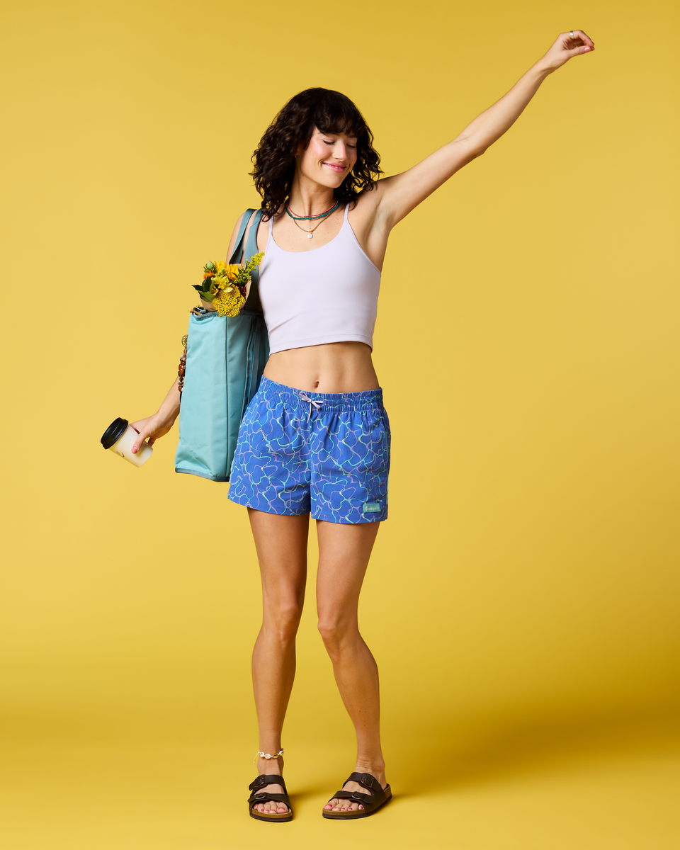 Brinco 3 Short - Print - Women s - Everyday Layering Comfort