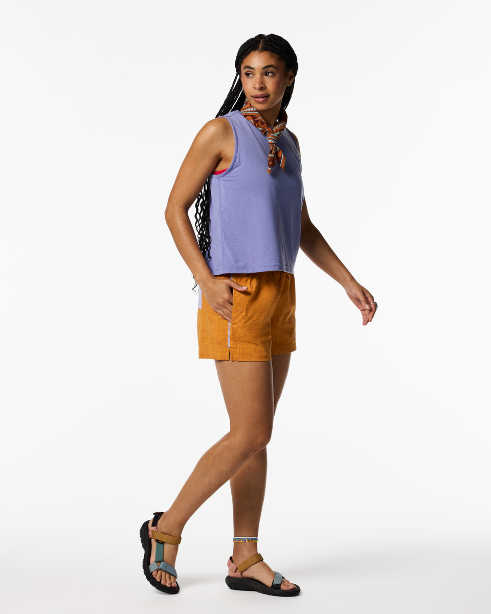 Brinco 3 Short - Print - Women s - Everyday Layering Comfort