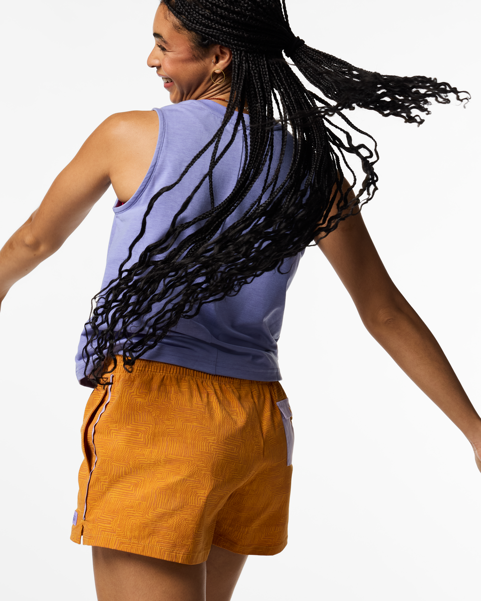 Brinco 3 Short - Print - Women s - Everyday Layering Comfort