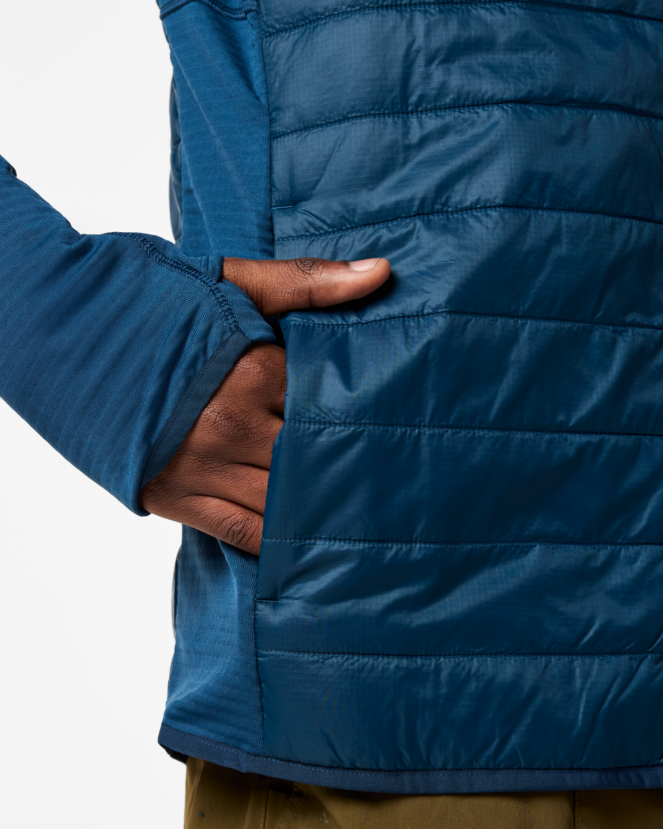 Acodo Hybrid Hooded Jacket - Men s - Everyday Fleece Comfort